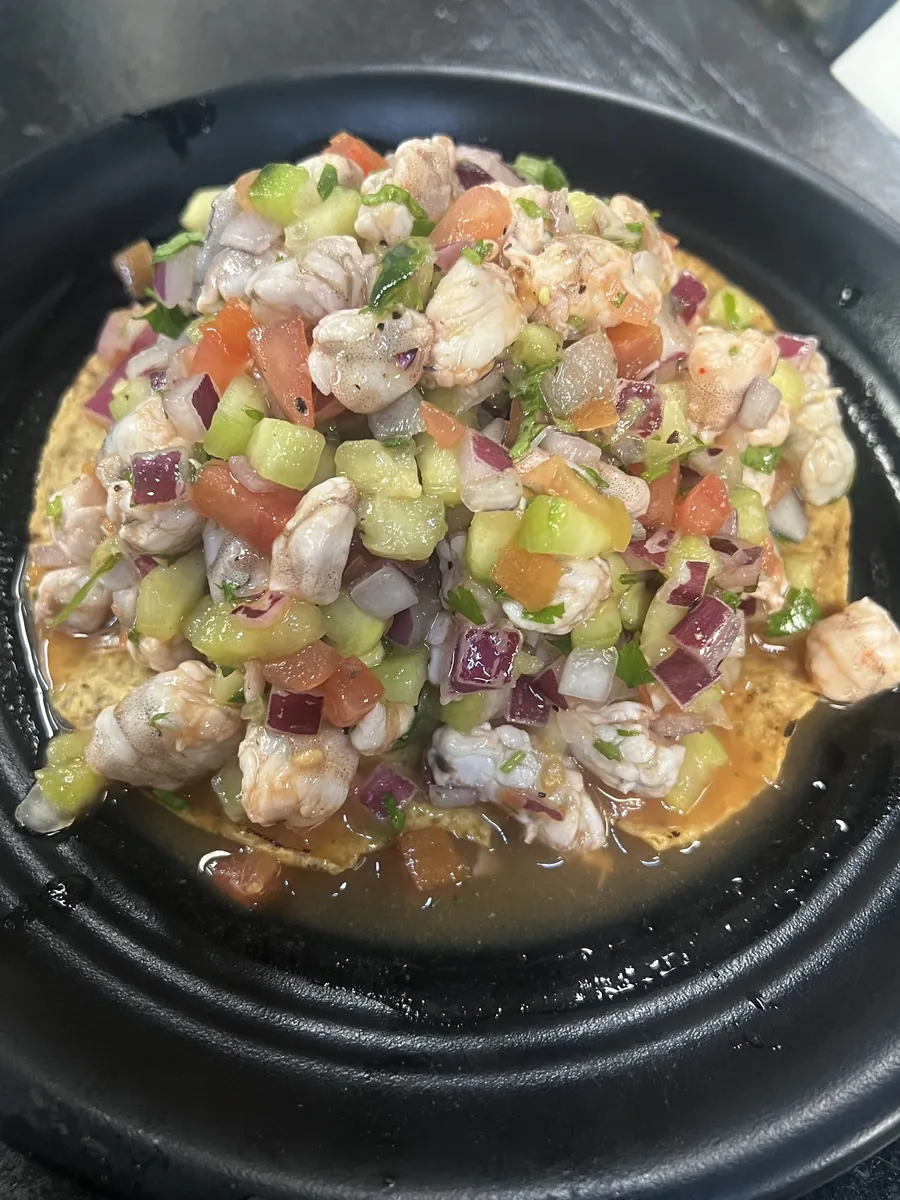 Tostada de Ceviche